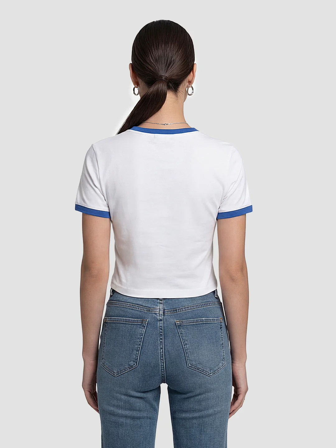 Women White Genz Tees - Image 3