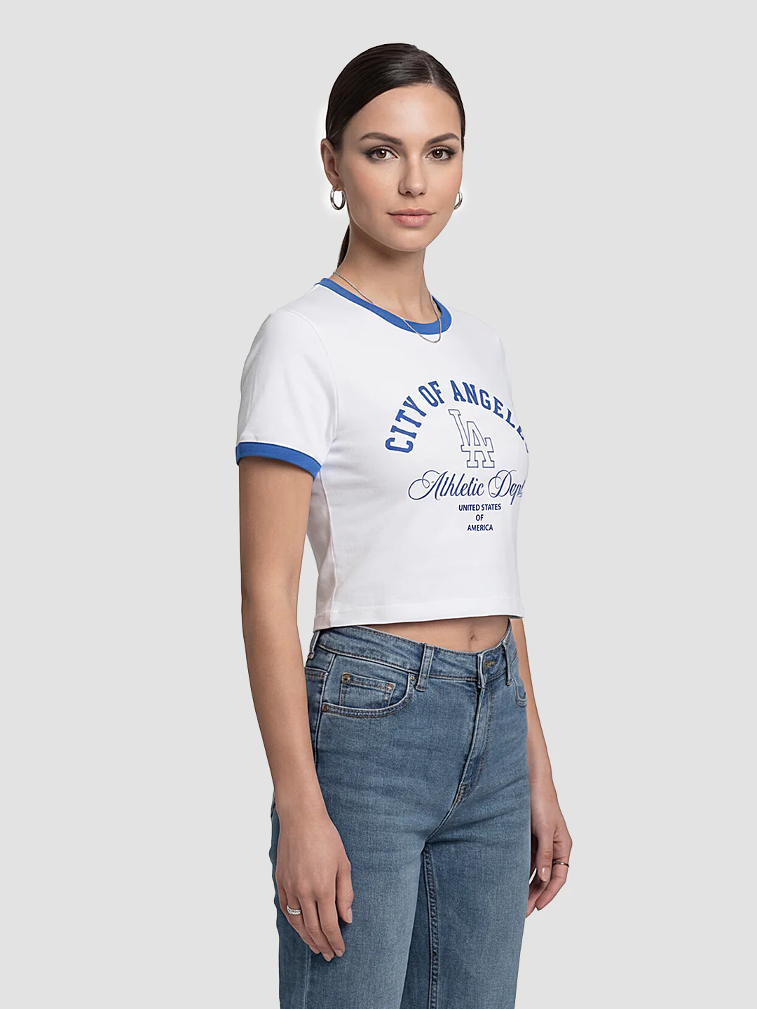 Women White Genz Tees - Image 5