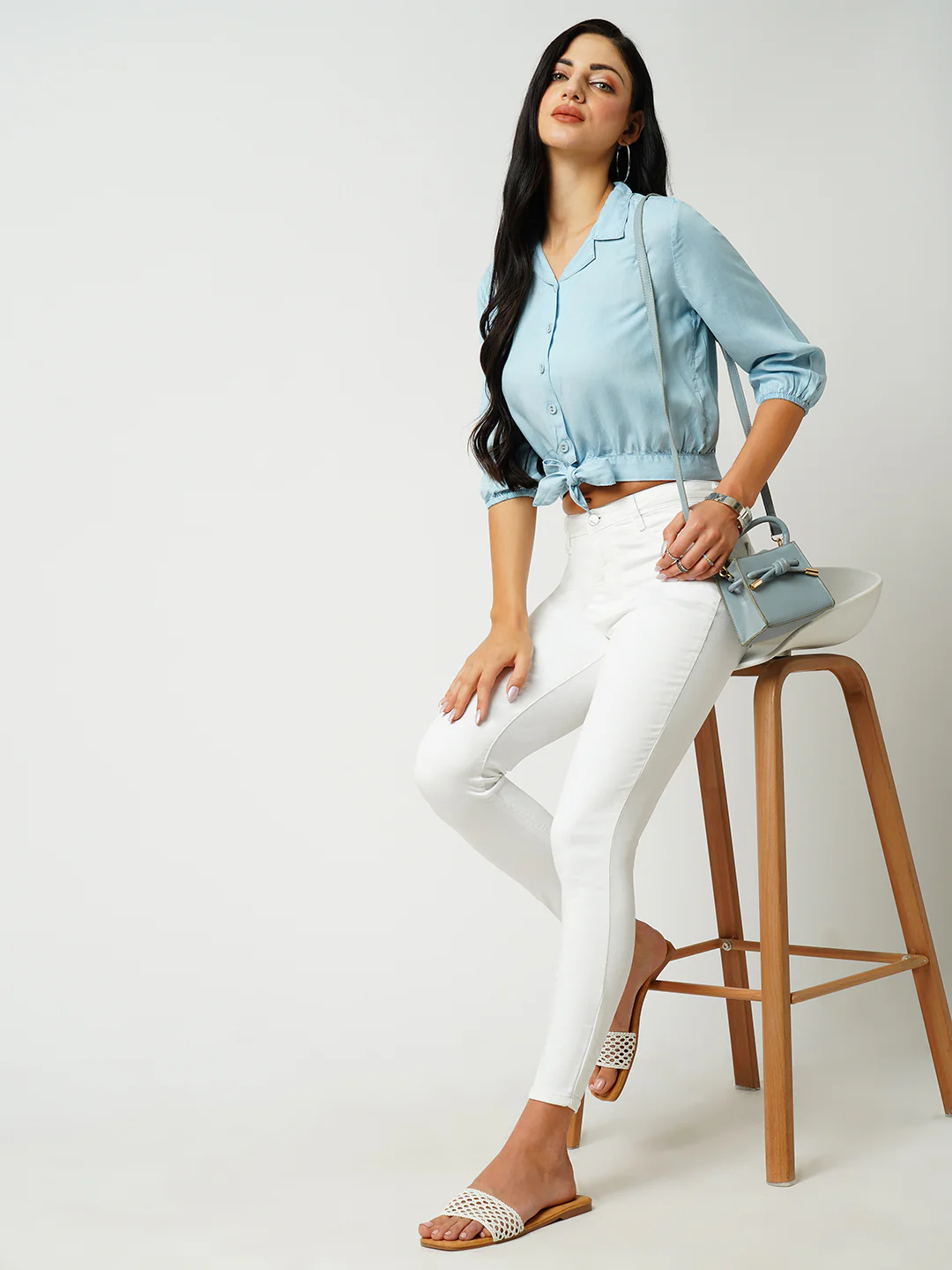 Women White High-Rise Skinny Jeans