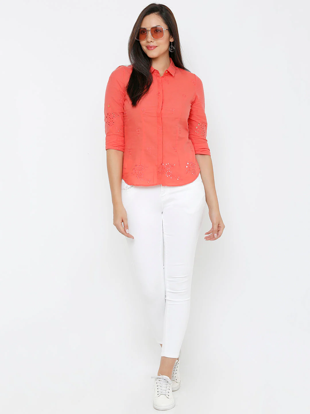 Women White High-Rise Skinny Jeans