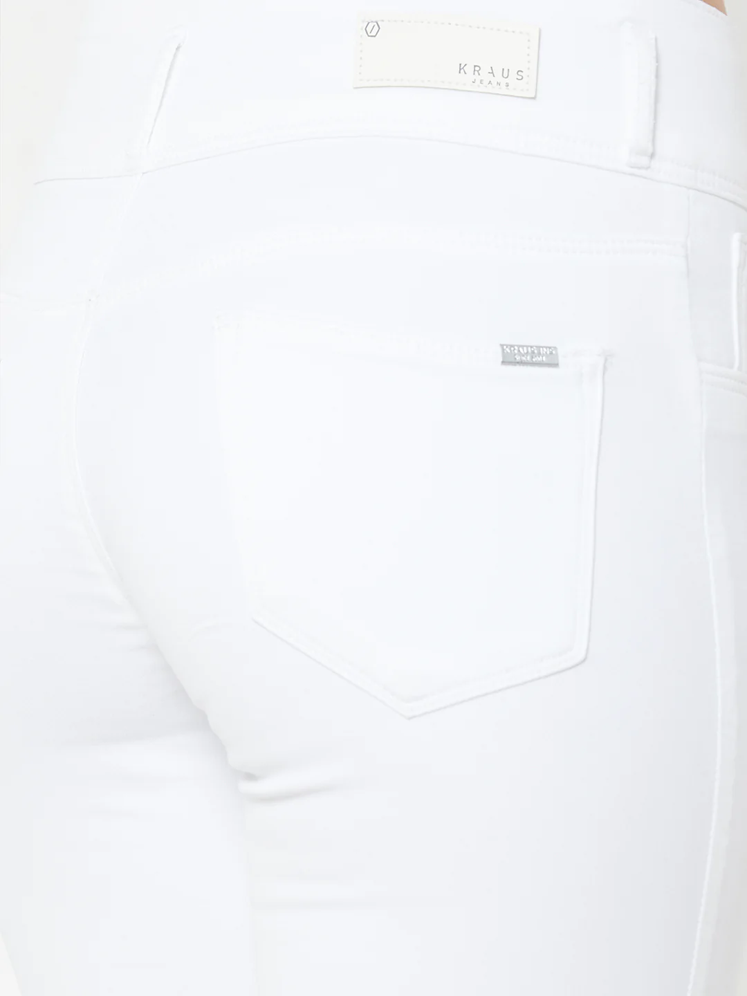 Women White High-Rise Skinny Jeans - Image 6