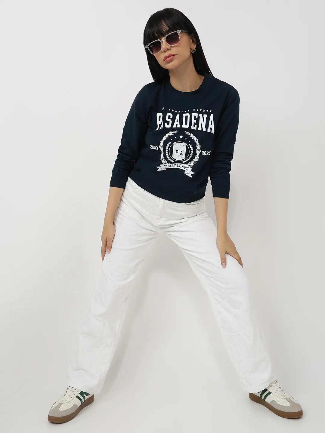 Women White High-Rise Straight Fit Jeans