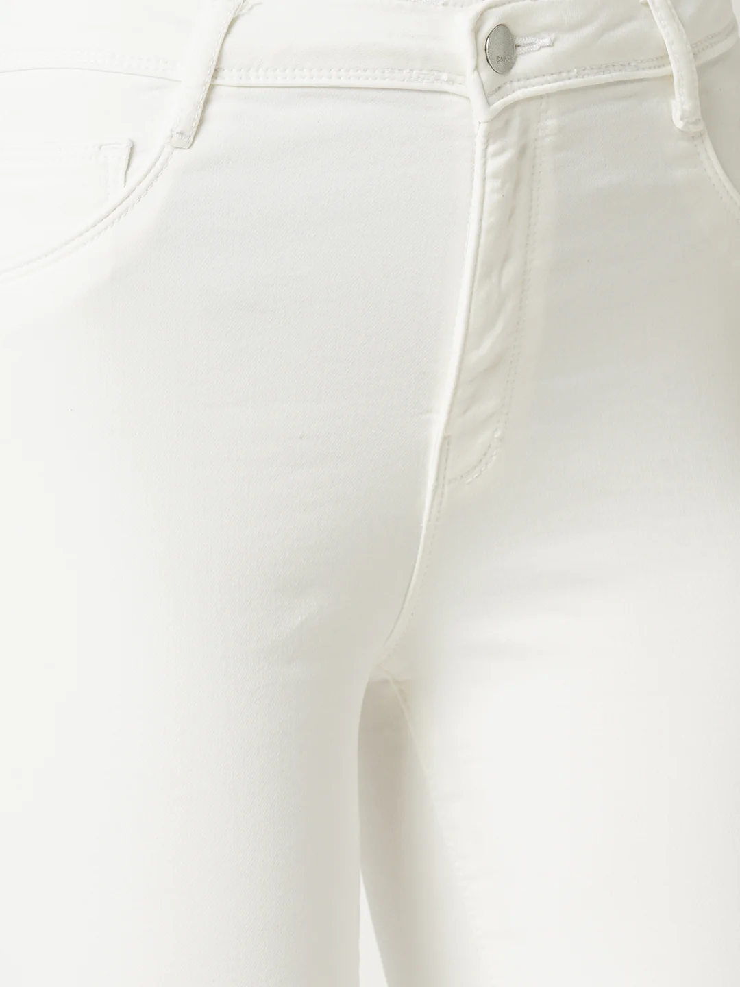 Women White Sculpt Fit Jeans - Image 6