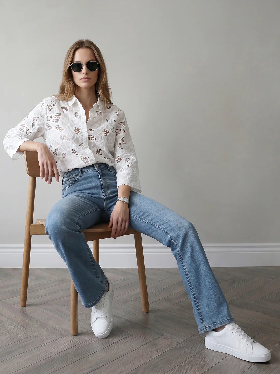 Women White Shirt