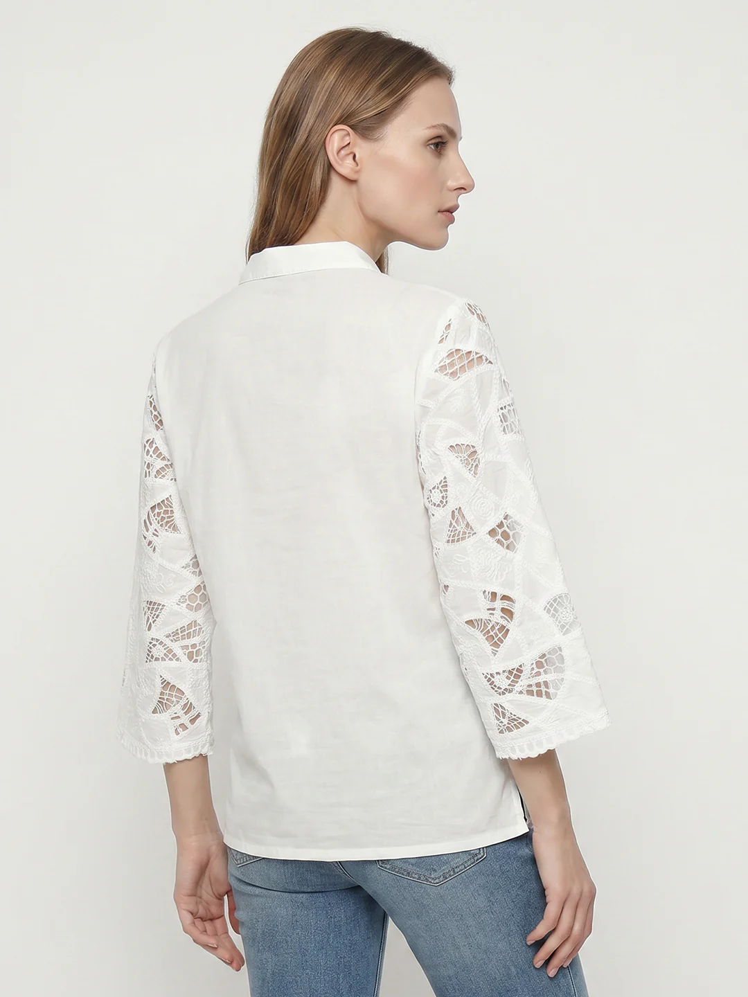 Women White Shirt - Image 3