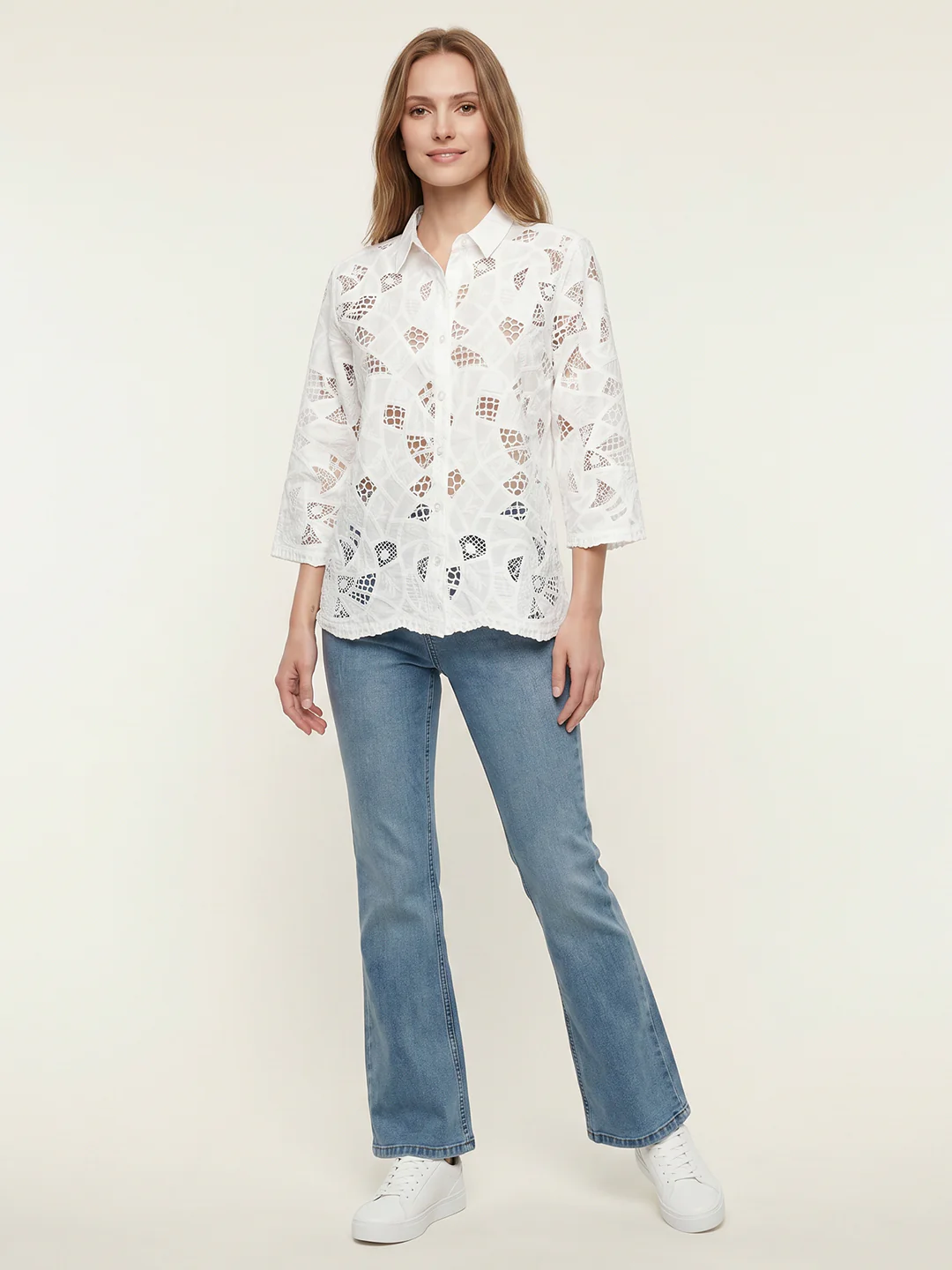 Women White Shirt - Image 4