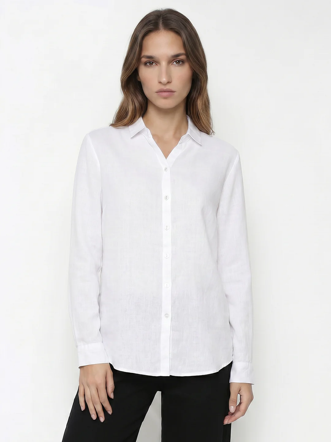 Women White Shirt - Image 2
