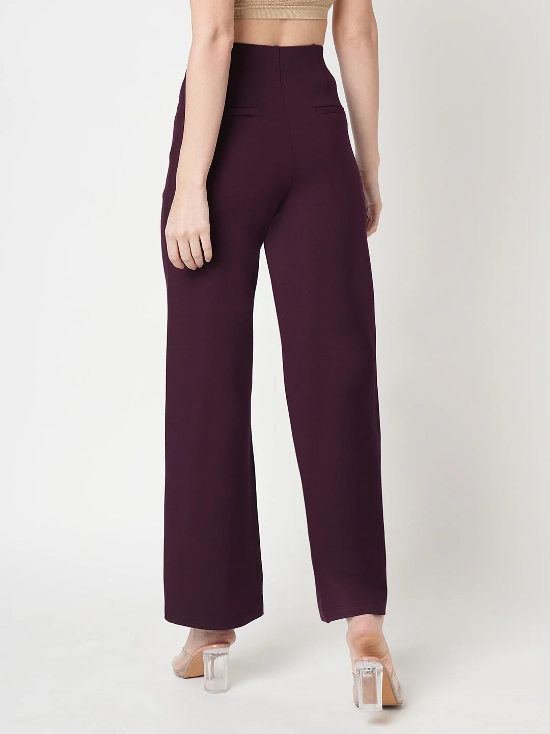 Women Wine Treggings - Image 3
