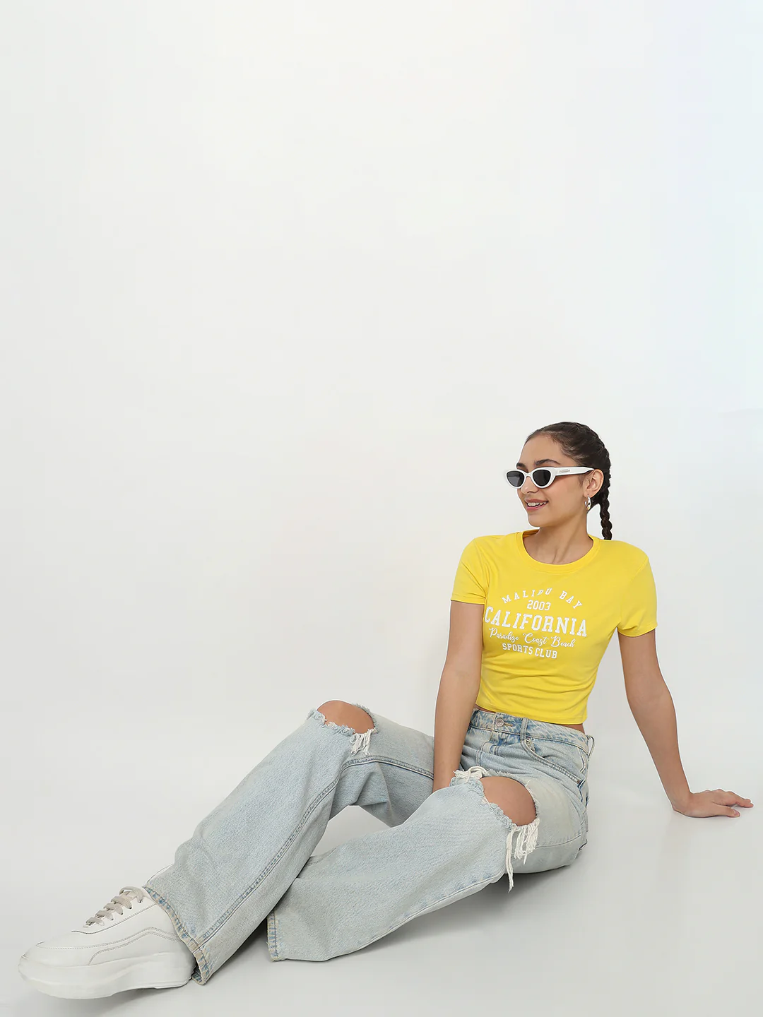 Women Yellow Genz Tees