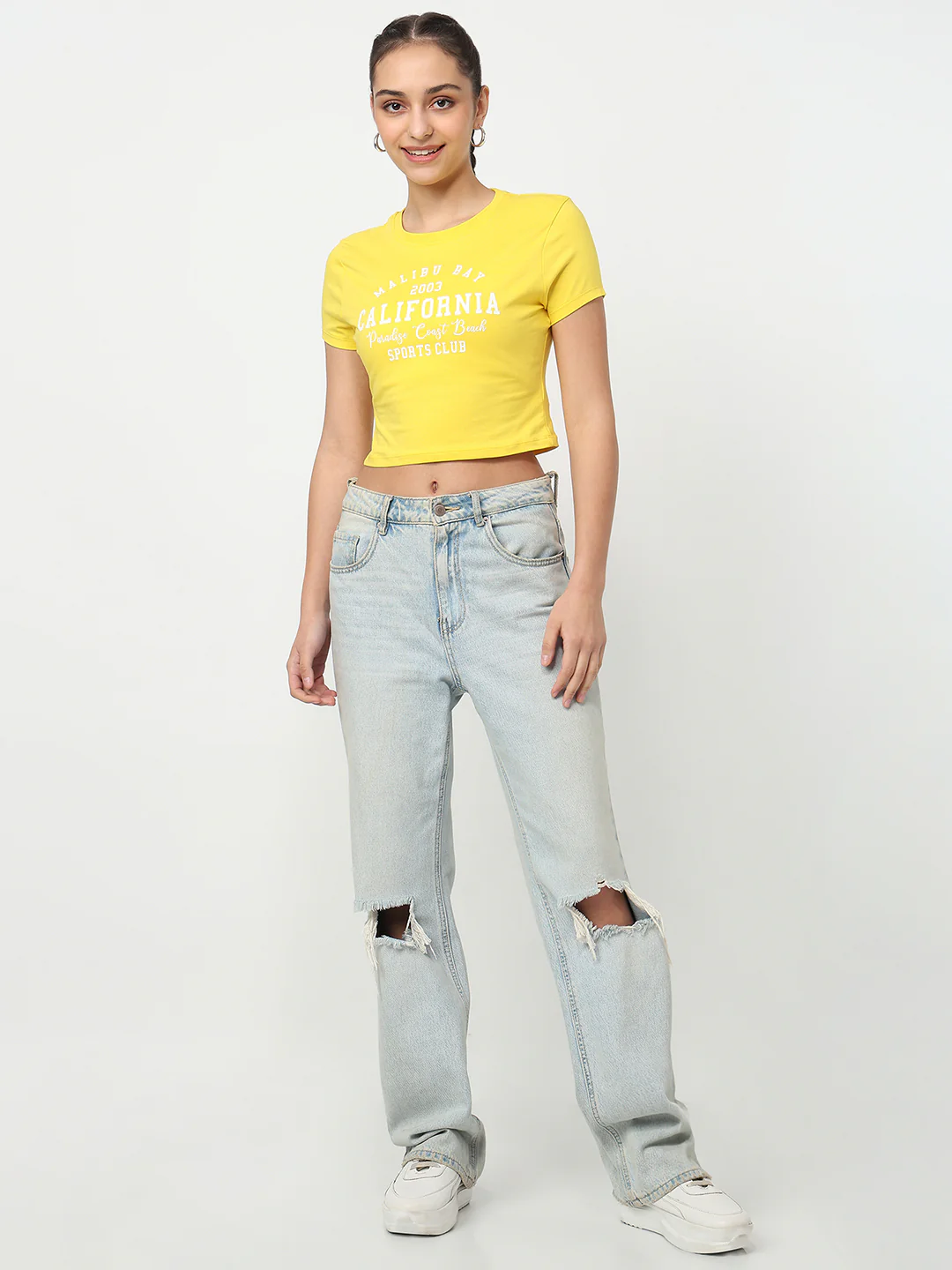 Women Yellow Genz Tees - Image 4